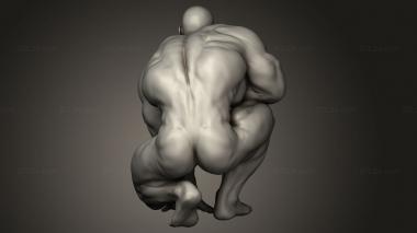 Figurines of people (Bodybuilder, STKH_1262) 3D models for cnc