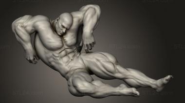 Figurines of people (Bodybuilder, STKH_1268) 3D models for cnc