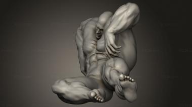 Figurines of people (Bodybuilder, STKH_1268) 3D models for cnc