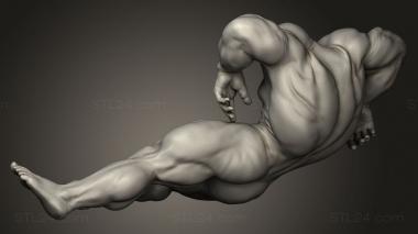 Figurines of people (Bodybuilder, STKH_1268) 3D models for cnc