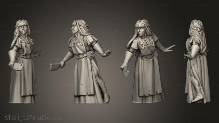 Figurines of people (BUTCHER WITCH OCT, STKH_1276) 3D models for cnc