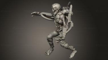 Figurines of people (cybermorph, STKH_1297) 3D models for cnc