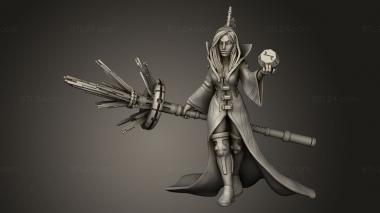 Figurines of people (jaina the nanowizard, STKH_1298) 3D models for cnc