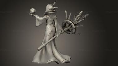 Figurines of people (jaina the nanowizard, STKH_1298) 3D models for cnc