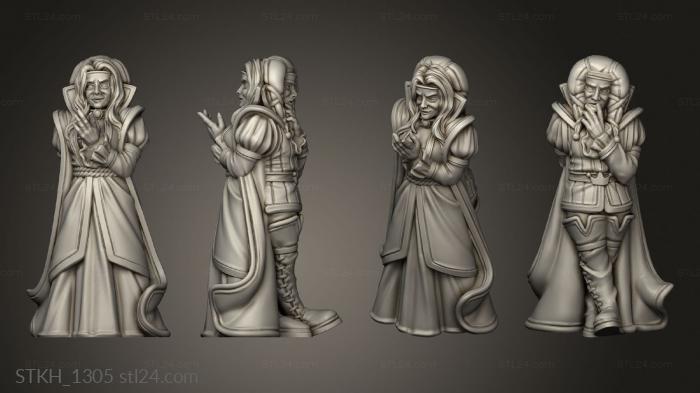 Figurines of people (ILLUSIONIST, STKH_1305) 3D models for cnc