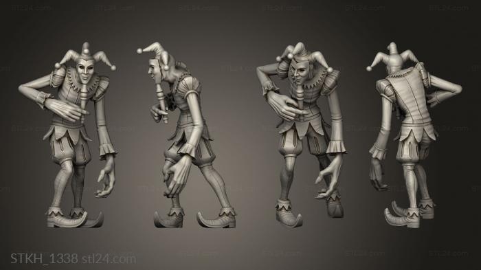 Figurines of people (Chester The Jester, STKH_1338) 3D models for cnc