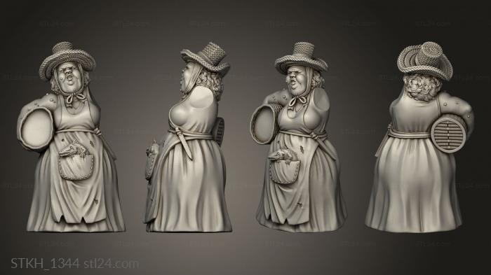 Figurines of people (Citizens the old World, STKH_1344) 3D models for cnc