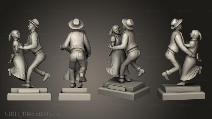 Figurines of people (JG Ladies Choice, STKH_1348) 3D models for cnc