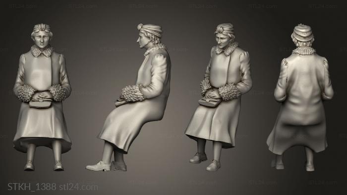 Figurines of people (people, STKH_1388) 3D models for cnc