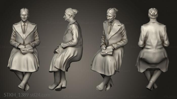 Figurines of people (people, STKH_1389) 3D models for cnc