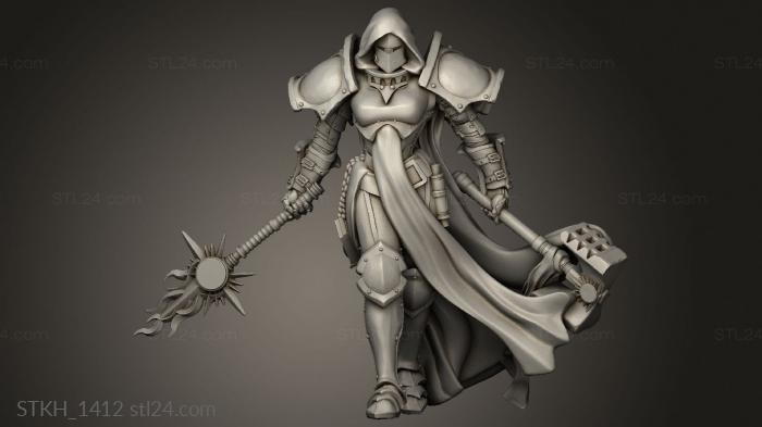 Figurines of people (Clerics Cleric, STKH_1412) 3D models for cnc