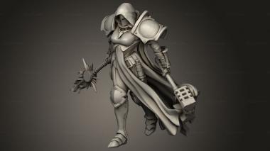 Figurines of people (Clerics Cleric, STKH_1412) 3D models for cnc