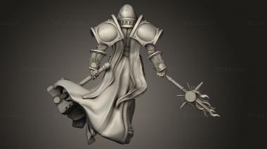 Figurines of people (Clerics Cleric, STKH_1412) 3D models for cnc