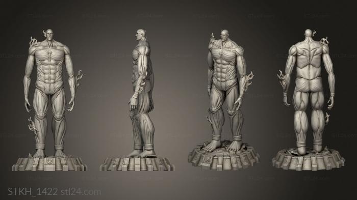Figurines of people (Colossal Titan slice, STKH_1422) 3D models for cnc
