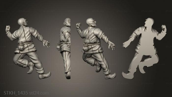 Figurines of people (corpses, STKH_1435) 3D models for cnc
