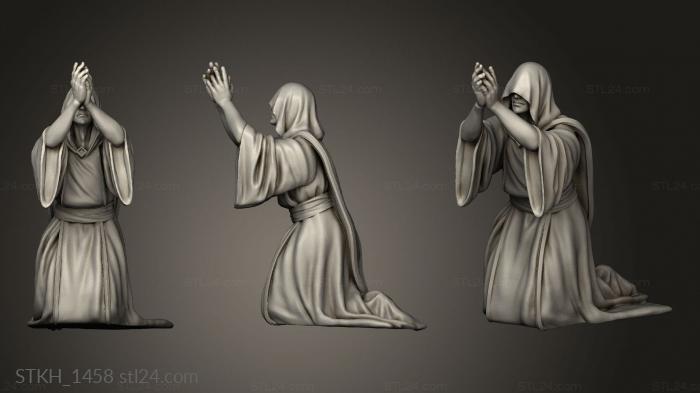 Figurines of people (Cult Elder Gods Ritual, STKH_1458) 3D models for cnc