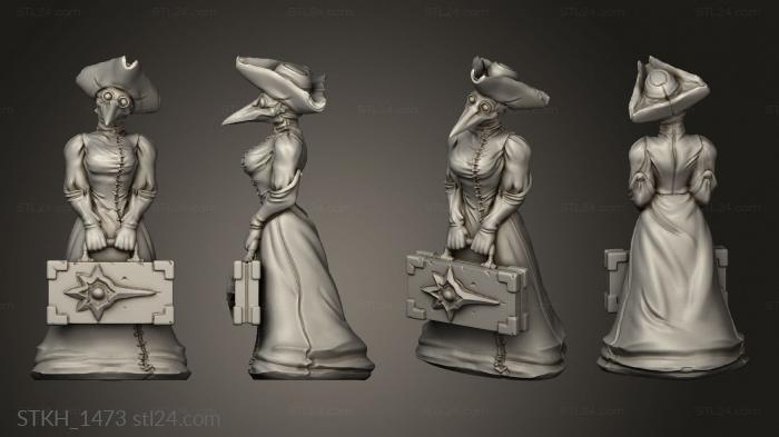 Figurines of people (Cyberpunk Corp Inquisitors The Good Dr, STKH_1473) 3D models for cnc