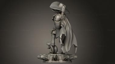 Figurines of people (DARKWING DUCK DOCK, STKH_1506) 3D models for cnc