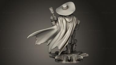 Figurines of people (DARKWING DUCK DOCK, STKH_1506) 3D models for cnc