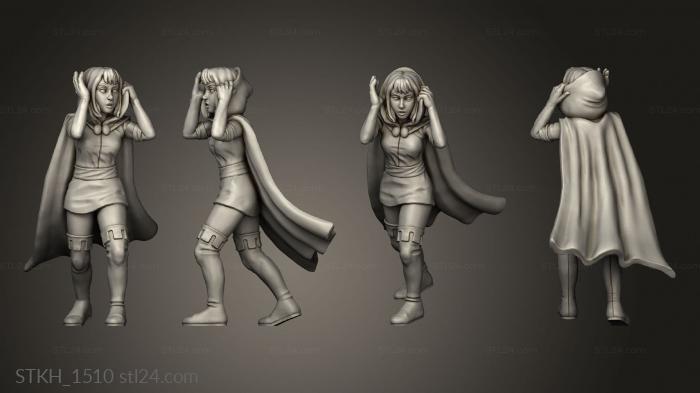 Figurines of people (Days HOTEL Thief, STKH_1510) 3D models for cnc