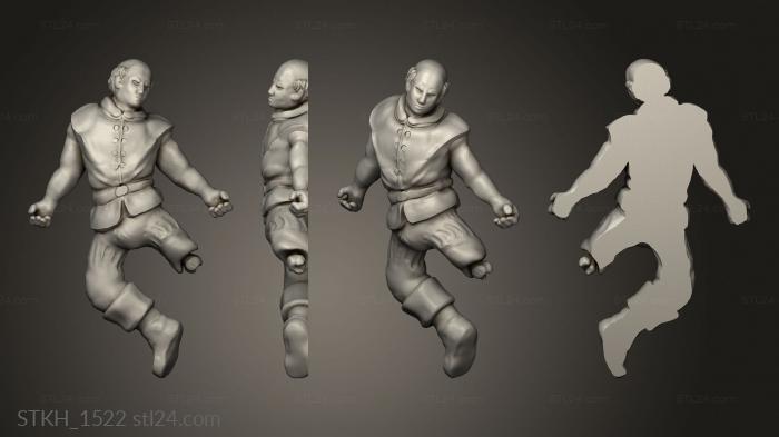 Figurines of people (Leg, STKH_1522) 3D models for cnc