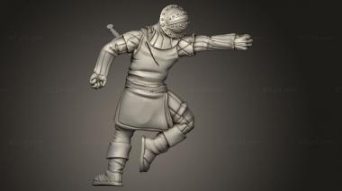 Figurines of people (Dead Guard Sword, STKH_1532) 3D models for cnc