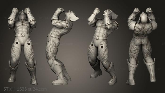 Figurines of people (Deadpool vs Wolverine, STKH_1535) 3D models for cnc