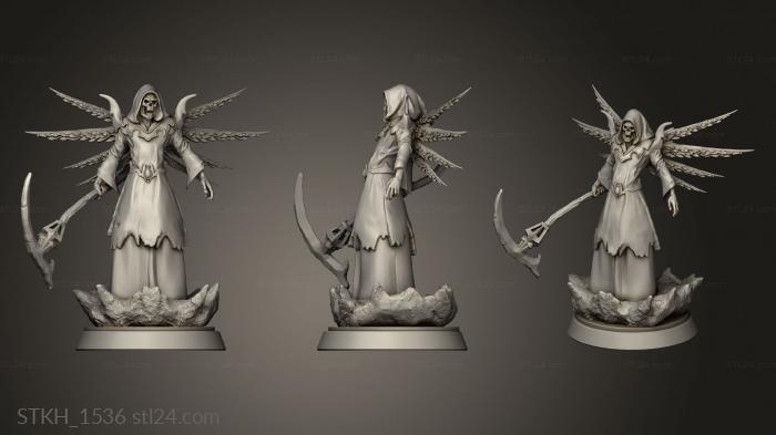 Figurines of people (Death, STKH_1536) 3D models for cnc