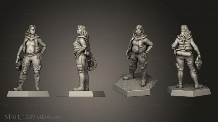 Figurines of people (Dangerdawg Murphy, STKH_1539) 3D models for cnc