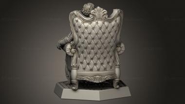 Figurines of people (Richard Royce chair, STKH_1542) 3D models for cnc