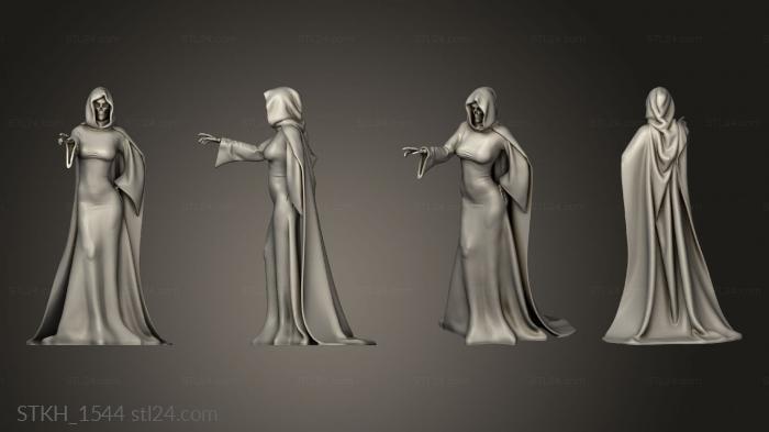 Figurines of people (Death, STKH_1544) 3D models for cnc