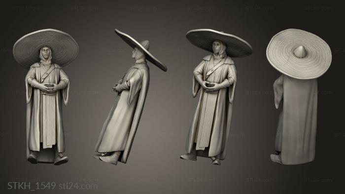 Figurines of people (Demonic Feast Sorcerer Idle, STKH_1549) 3D models for cnc