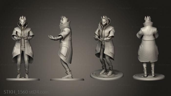 Figurines of people (deriva stand, STKH_1560) 3D models for cnc