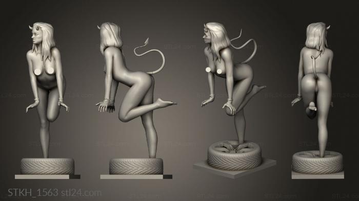 Figurines of people (Devil Car Demon, STKH_1563) 3D models for cnc