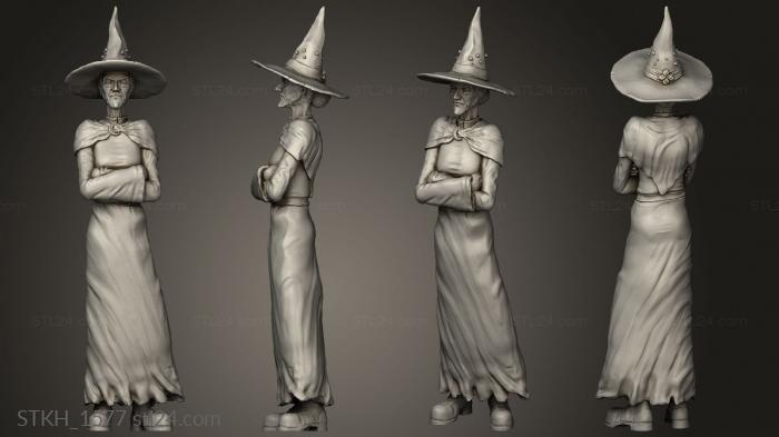 Figurines of people (Discworld Granny Weatherwax, STKH_1577) 3D models for cnc