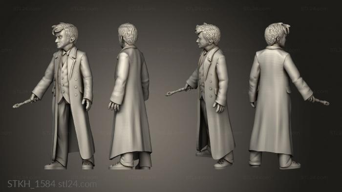 Figurines of people (Doctor Who, STKH_1584) 3D models for cnc