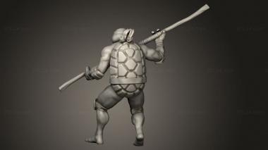 Figurines of people (Donnie The Turtle Diameter, STKH_1588) 3D models for cnc