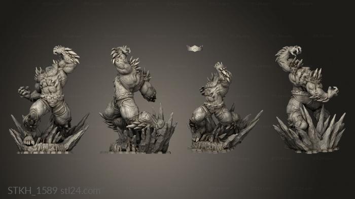 Figurines of people (Doomsday Dday, STKH_1589) 3D models for cnc