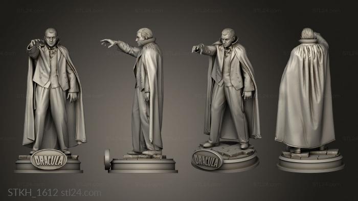 Figurines of people (Dracula, STKH_1612) 3D models for cnc