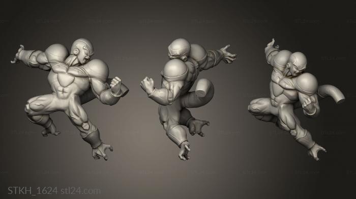 Figurines of people (dragonball goku frieza, STKH_1624) 3D models for cnc