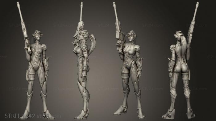 Figurines of people (TRACER WIDOWMAKER ARQUIVO, STKH_1642) 3D models for cnc