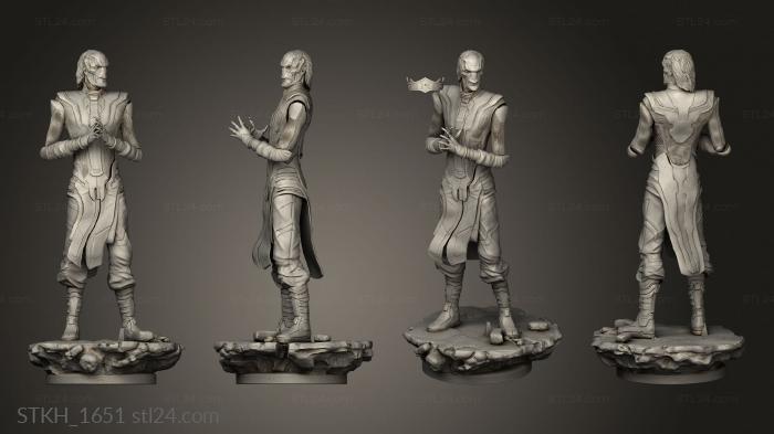 Figurines of people (Ebony Maw, STKH_1651) 3D models for cnc