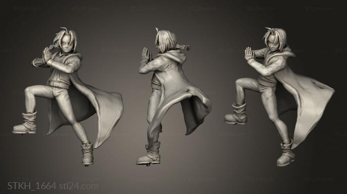 Figurines of people (Edward Elric, STKH_1664) 3D models for cnc