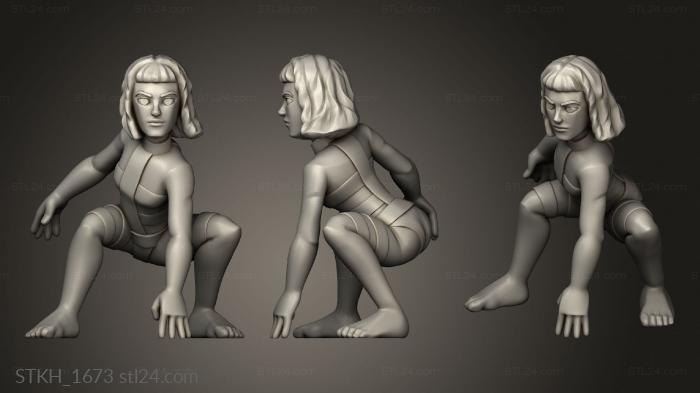 Figurines of people (Element, STKH_1673) 3D models for cnc