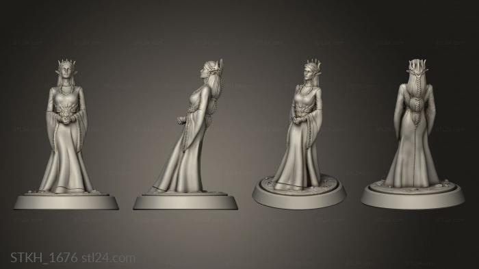 Figurines of people (Elf Queen Spirit, STKH_1676) 3D models for cnc