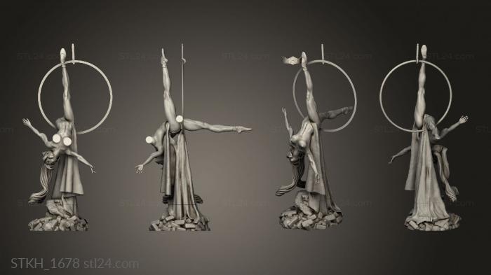 Figurines of people (Elfo Ballet wild, STKH_1678) 3D models for cnc