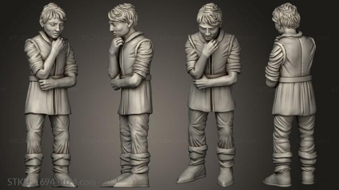 Figurines of people (Village Donkey, STKH_1694) 3D models for cnc