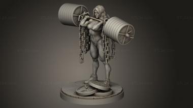 Figurines of people (Female Lawyer sh she hulk, STKH_1740) 3D models for cnc