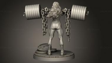 Figurines of people (Female Lawyer sh she hulk, STKH_1740) 3D models for cnc