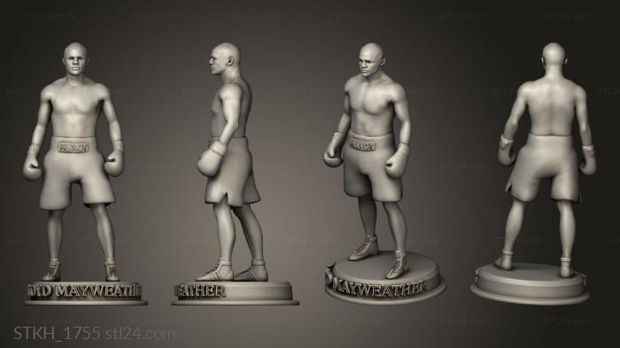 Figurines of people (Floyd weather, STKH_1755) 3D models for cnc